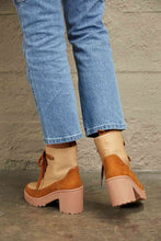 Load image into Gallery viewer, East Lion Corp Lace Up Lug Booties