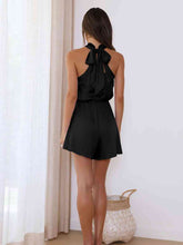 Load image into Gallery viewer, Halter Neck Sleeveless Romper