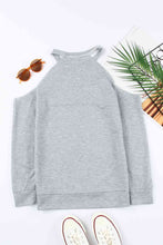 Load image into Gallery viewer, Round Neck Cold Shoulder