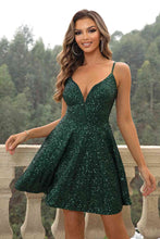 Load image into Gallery viewer, Sequin Spaghetti Strap Dress