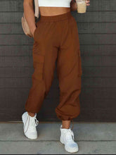Load image into Gallery viewer, High Waist Drawstring Pants with Pockets