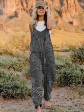Load image into Gallery viewer, Full Size Printed V-Neck Sleeveless Jumpsuit