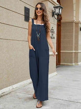Load image into Gallery viewer, Square Neck Sleeveless Jumpsuit