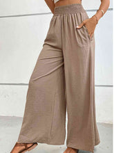 Load image into Gallery viewer, Wide Waistband Relax Fit Long Pants