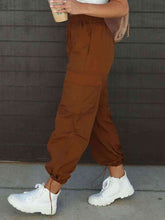 Load image into Gallery viewer, High Waist Drawstring Pants with Pockets