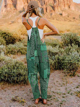 Load image into Gallery viewer, Full Size Printed V-Neck Sleeveless Jumpsuit