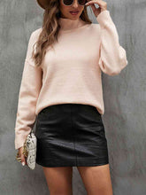 Load image into Gallery viewer, Button Detail Mock Neck Sweater