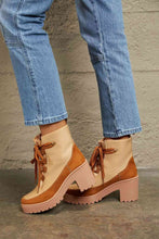 Load image into Gallery viewer, East Lion Corp Lace Up Lug Booties
