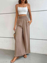 Load image into Gallery viewer, Wide Waistband Relax Fit Long Pants