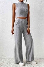 Load image into Gallery viewer, Mock Neck Tank and Pants Set