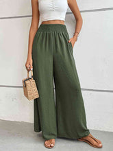 Load image into Gallery viewer, Wide Waistband Relax Fit Long Pants