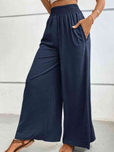 Load image into Gallery viewer, Wide Waistband Relax Fit Long Pants