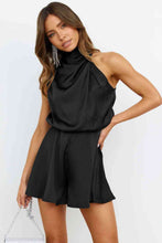 Load image into Gallery viewer, Turtleneck Sleeveless Romper