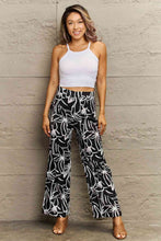 Load image into Gallery viewer, Flower Print Wide Leg Long Pants