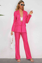 Load image into Gallery viewer, Striped Long Sleeve Two Piece Set