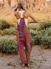 Load image into Gallery viewer, Full Size Printed V-Neck Sleeveless Jumpsuit