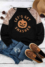 Load image into Gallery viewer, Spooky Graphic Sequin Long Sleeve