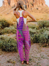 Load image into Gallery viewer, Full Size Printed V-Neck Sleeveless Jumpsuit