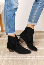 Load image into Gallery viewer, Legend Women&#39;s Fringe Cowboy Western Ankle Boots