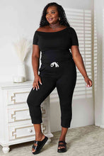 Load image into Gallery viewer, Double Take Asymmetrical Neck Tied Jumpsuit with Pockets