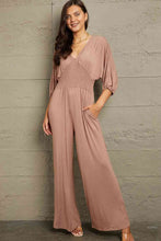 Load image into Gallery viewer, Culture Code Full Size Smocking Waist Jumpsuit