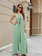 Load image into Gallery viewer, Square Neck Sleeveless Jumpsuit