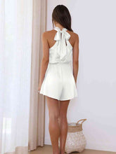Load image into Gallery viewer, Halter Neck Sleeveless Romper