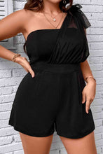 Load image into Gallery viewer, Plus Size One-Shoulder Romper