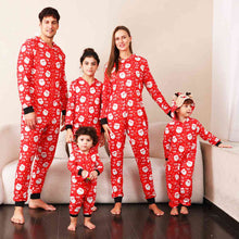 Load image into Gallery viewer, Santa Print Hooded Christmas Jumpsuit