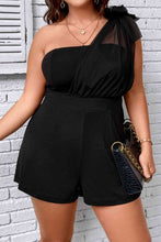 Load image into Gallery viewer, Plus Size One-Shoulder Romper