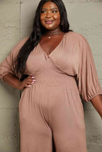 Load image into Gallery viewer, Culture Code Full Size Smocking Waist Jumpsuit