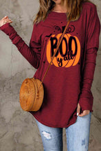 Load image into Gallery viewer, Pumpkin Graphic Thumbhole Sleeve T-Shirt