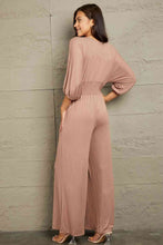 Load image into Gallery viewer, Culture Code Full Size Smocking Waist Jumpsuit