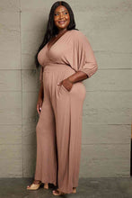 Load image into Gallery viewer, Culture Code Full Size Smocking Waist Jumpsuit