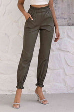 Load image into Gallery viewer, Paperbag Waist Pants with Pockets