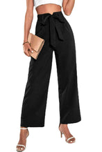 Load image into Gallery viewer, Belted High-Rise Wide Leg Pants