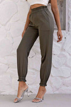 Load image into Gallery viewer, Paperbag Waist Pants with Pockets