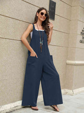 Load image into Gallery viewer, Square Neck Sleeveless Jumpsuit