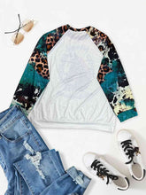 Load image into Gallery viewer, Plus Size Round Neck Long Sleeve Horse Graphic T-Shirt