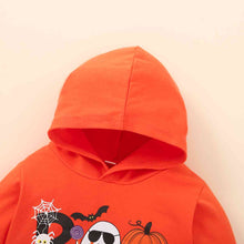 Load image into Gallery viewer, BOO Graphic Long Sleeve Hoodie and Printed Pants Set